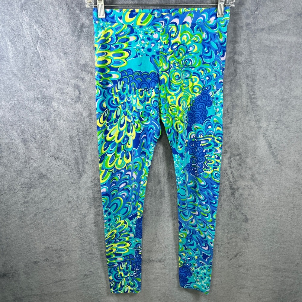 Lilly Pulitzer Leggings Colorful Print‎ Casual Athleisure Pants